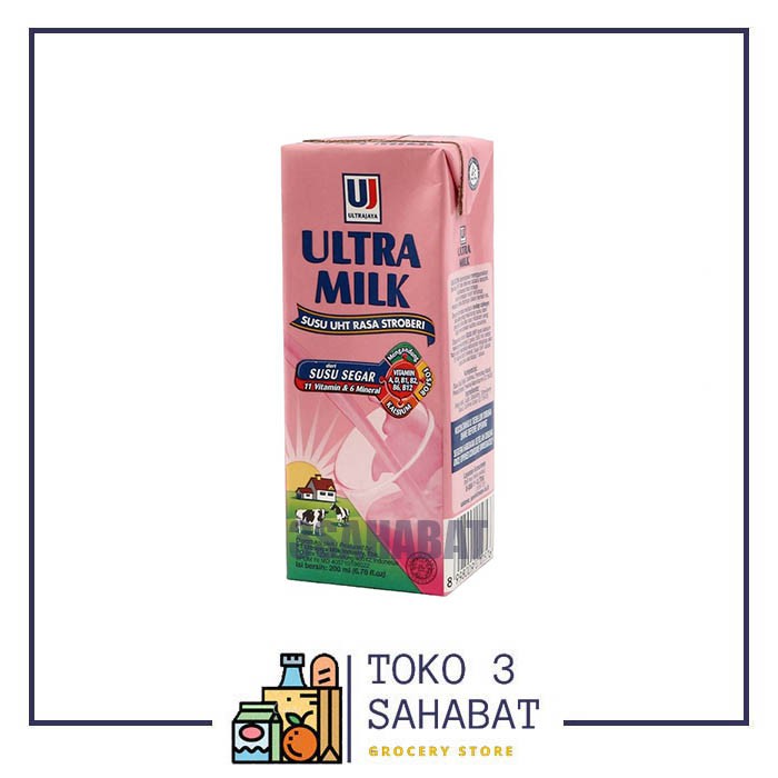 

Ultramilk Strawberry 200ml (1 karton)