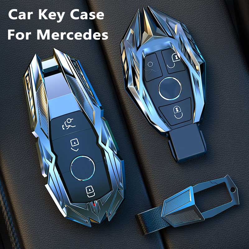 Case Holder Kunci Mobil Bahan Zinc Alloy Untuk Mercedes Benz W205 W204 W212 W463 W176 A B C E Gl S Gla Cls