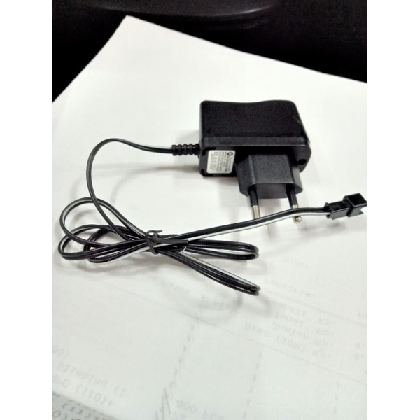 Alat Charger Batterai soket Hitam 4,8 Volt