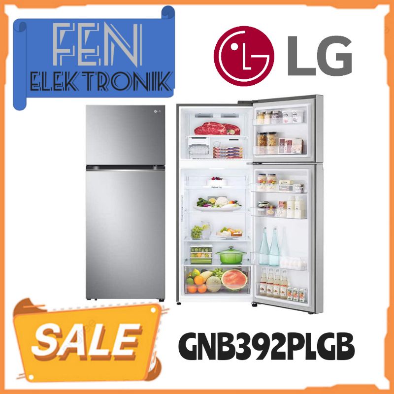 Kulkas LG 2 Pintu GNB392PLGB LG Kulkas inverter GNB392PLGB 392PLGB GNB392 LG