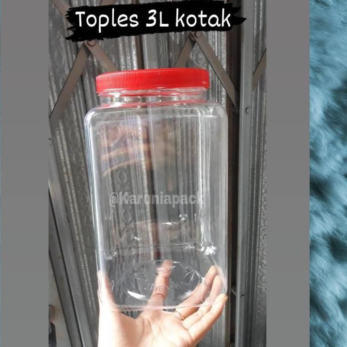 2021✔ Toples cupang 3 Liter kotak