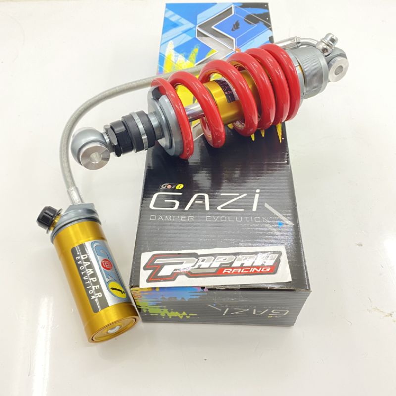 SHOCKBREKER GAZY TABUNG PISAH KAWASAKI KRR/ZX MERAH
