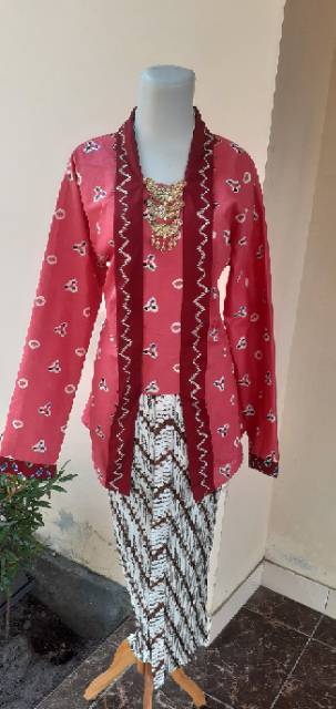 ORIGINAL Kebaya kutubaru jumputan katun halus