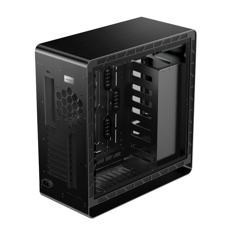 Casing Jonsbo UMX6-G BLACK - EATX/ATX - Aluminum Case