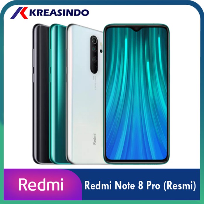 Hape/Handphone Xiaomi Redmi Note 8 Pro 8pro 6/128 Ram 6gb Rom 128gb Garansi Resmi TAM - Biru