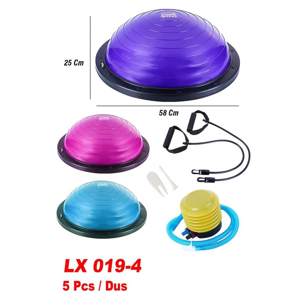 Bosu Ball Balance Step Trainer Bola Yoga Fitness Balancing Step Speeds