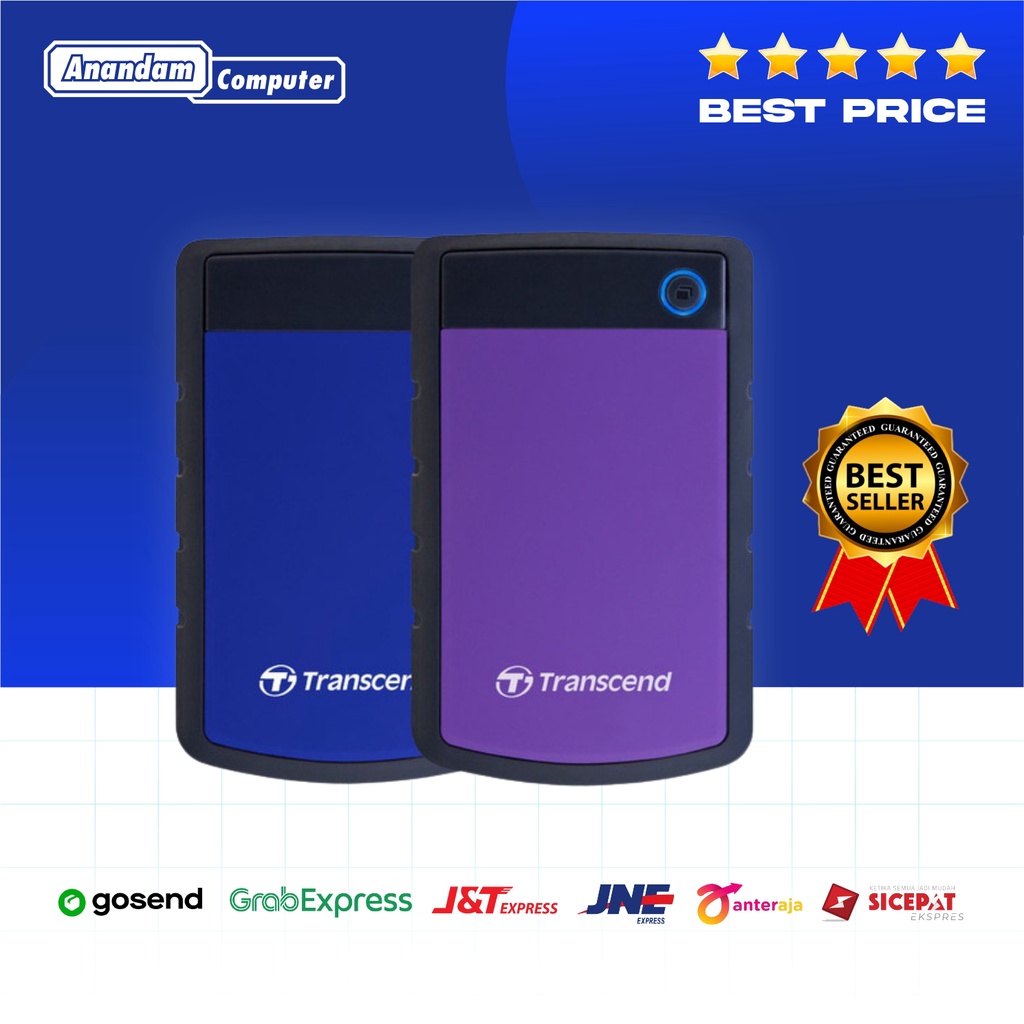 Transcend External HDD StoreJet 25H3 1TB/2TB