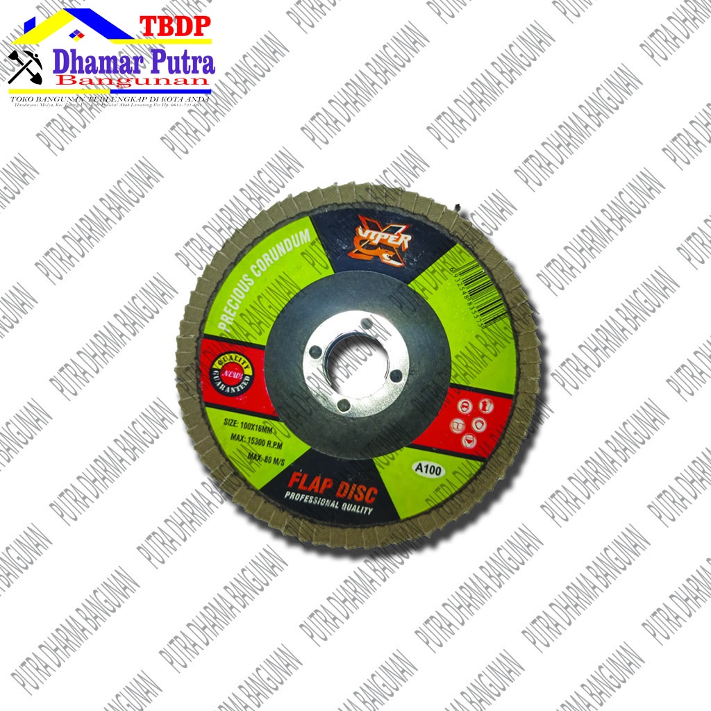 Mata Gerinda Amplas 100 120 180 / Amplas Susun Flap Disc Grit Mata Gerinda Amplas Besi