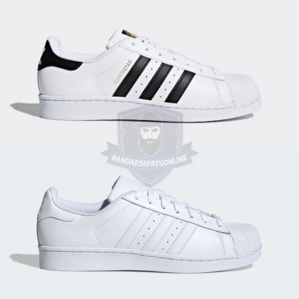 adidas superstar foundation black white