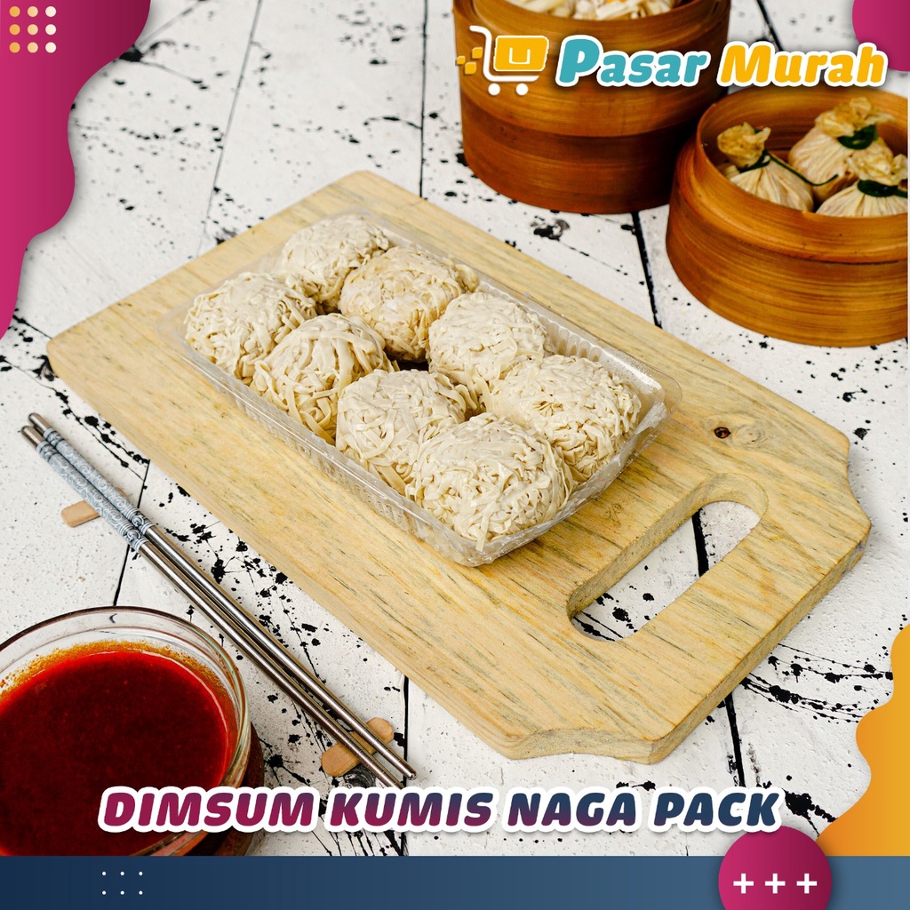 

DIMSUM FROZEN KUMIS NAGA (PREMIUM) ISI 8/PACK - DIMSUM HALAL - DISTRIBUTOR DIMSUM MEDAN