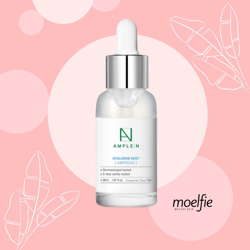 [FULL SIZE] COREANA AMPLE:N HYALURON SHOT AMPOULE / AMPLEN HYALURON SHOT SERUM 30ml