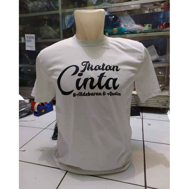 KAOS BAJU T-Shirt / ikatan cinta aldebaran & andin / kaos viral / kaos murah