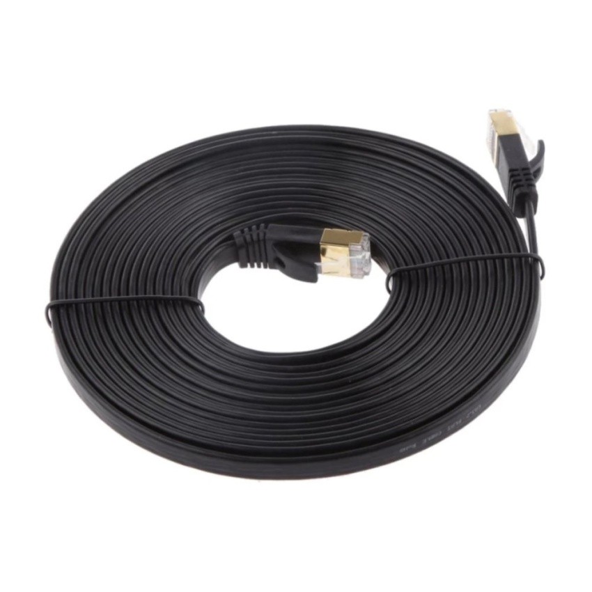 Kabel Flat Lan Cable Cat 7 - 10M  ( 669274 )