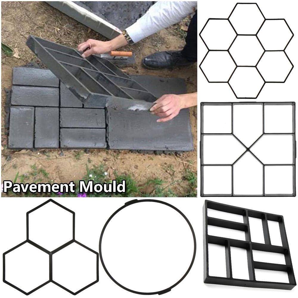 Cetakan Beton Nanas Reusable Bentuk Variasi Batu Jalan Paving Rumput Dekorasi Cement Mould