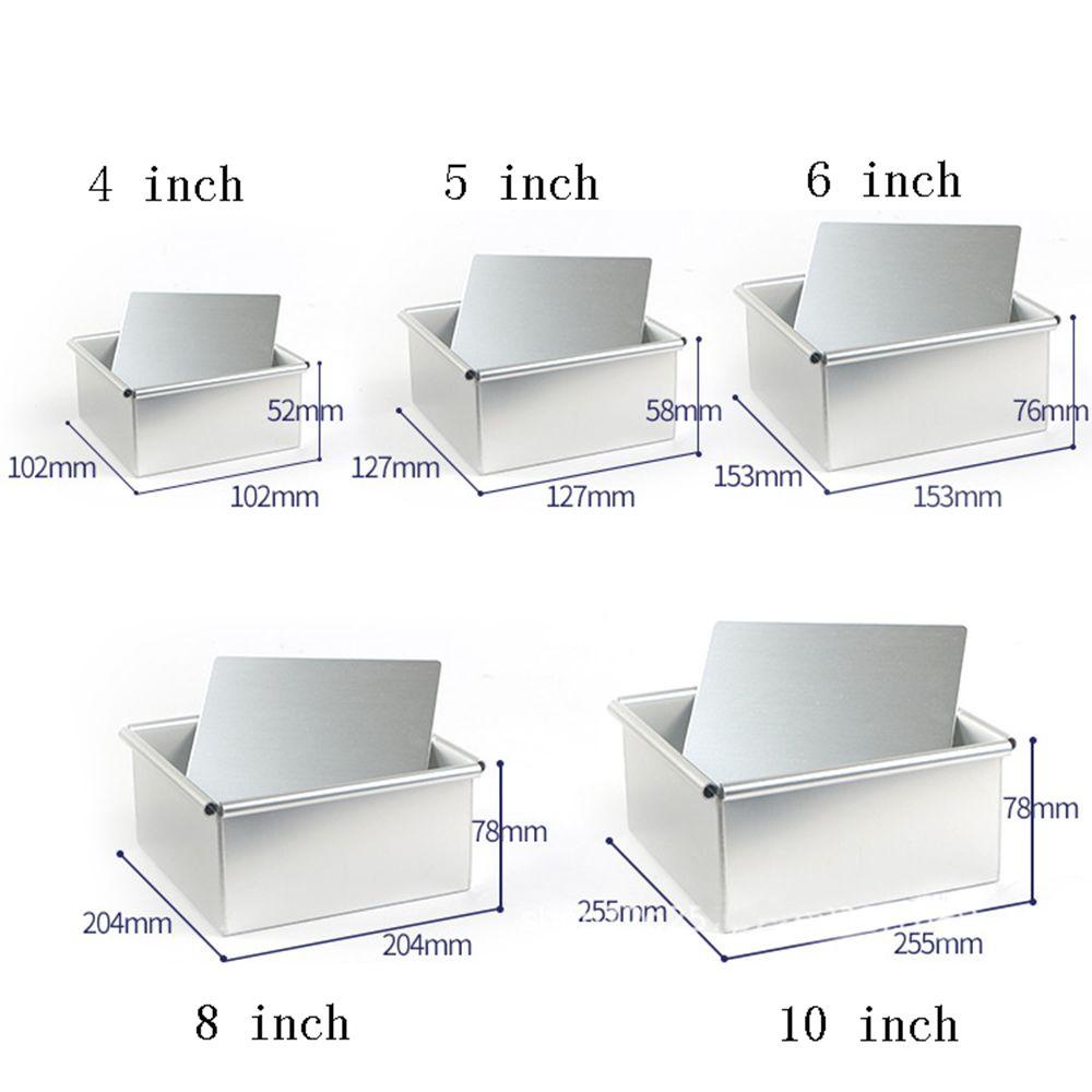 REBUY Loyang Kue Aluminium Anoda Sehat Perlengkapan Baking Untuk Kue DIY Nonstick Toast Bread Mold