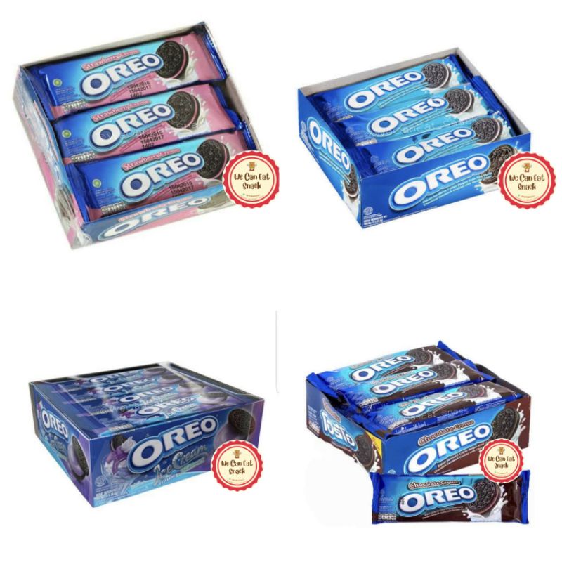 

Oreo Biskuit Box 38gr All Variant (1 Packs isi 12)