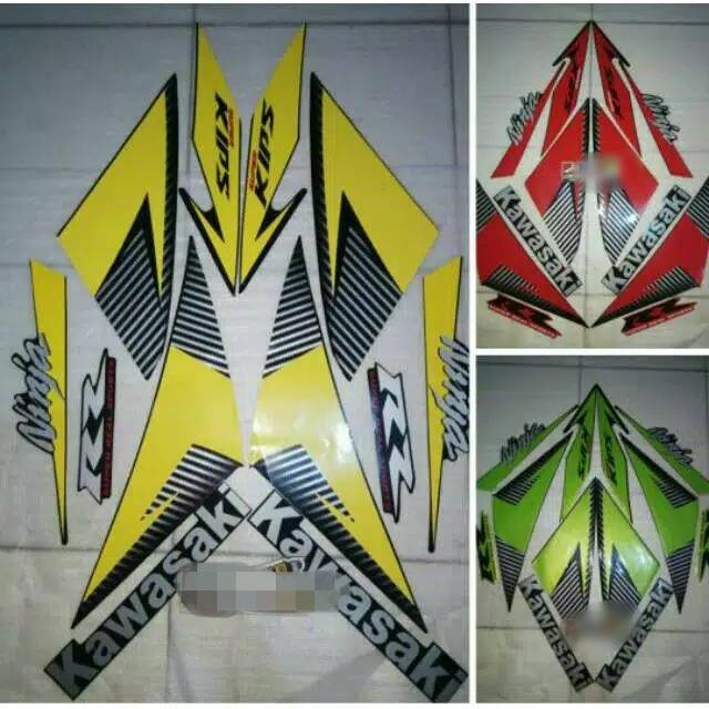 STICKER STRIPING NINJA RR NEW 2014