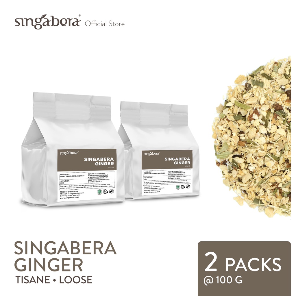 

Singabera Ginger - Herbal Infusion / Seduhan Herba - 2 packs @ 100g