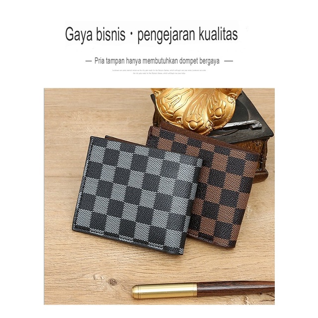 CYS CLASSIC Dompet Fashion Pria Dompet Kulit PU Leather Original Dompet Keren Murah Wallet Pria Murah D53
