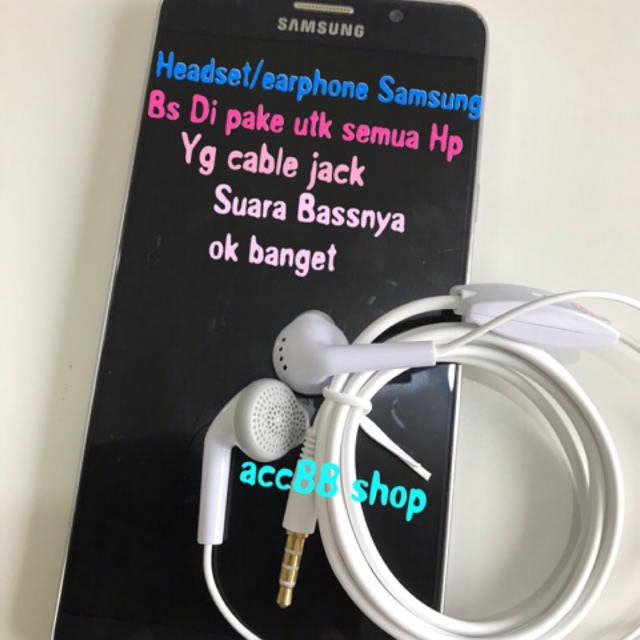 Handfree Headset Samsung J1 Ace