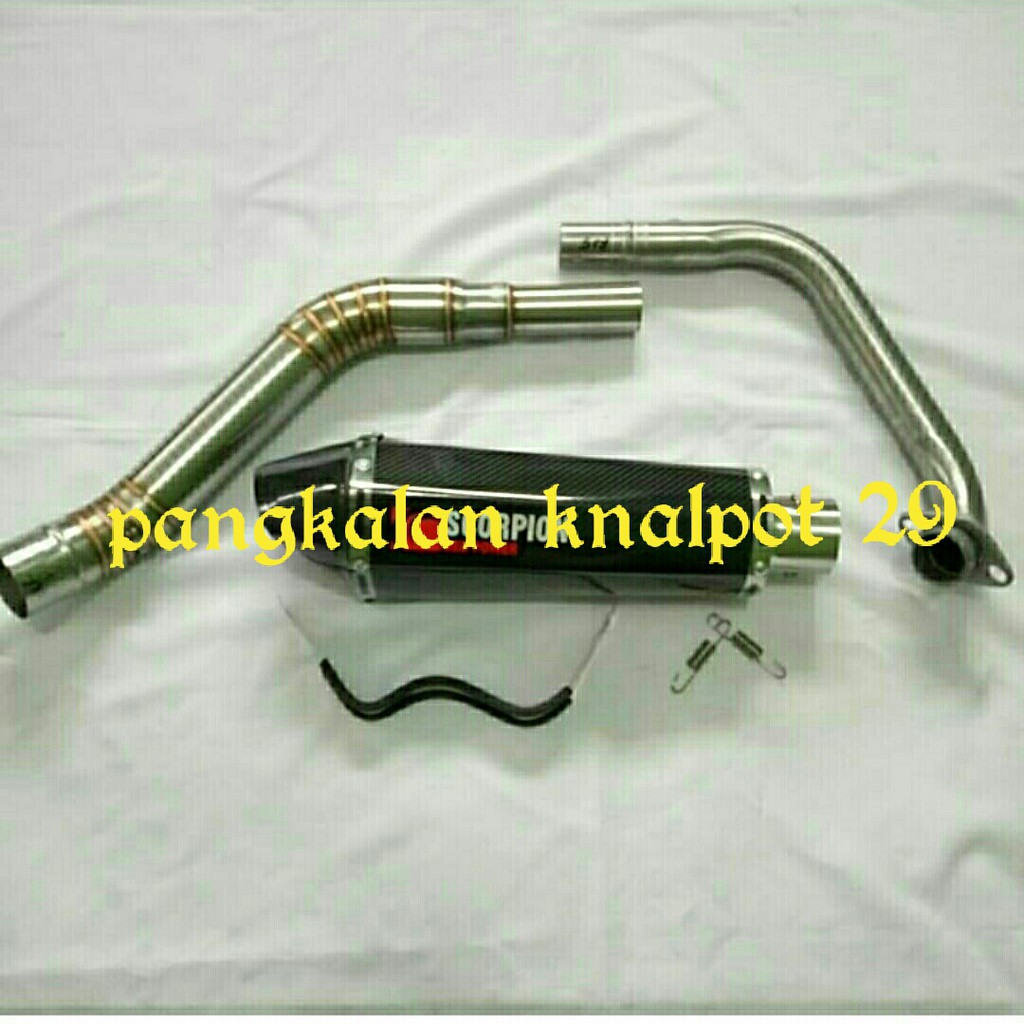 KNALPOT RACING SCORPION RED POWER