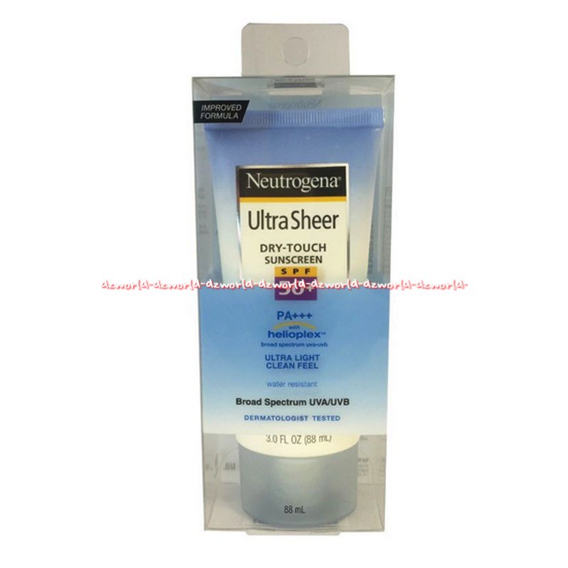 Neutrogena 88ml Ultra Sheer Dry Touch Sunscreen SPF 50+ Broad Spectrum Neutro gena