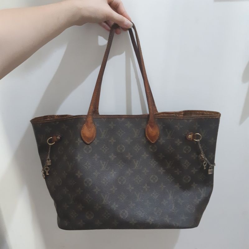 LV AUTHENTIC Preloved PL tote neverfull original