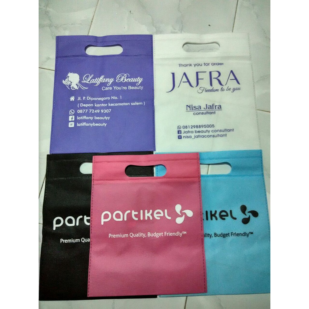 

Tas Goodie Bag Goodiebag Spunbond Promosi 25x20