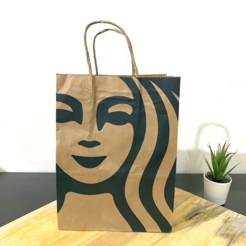 

Paperbag Starbucks Asli Original Branded Shopping Bag