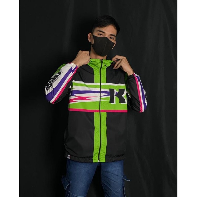 ✅[WATERPROOF] JAKET KAWASAKI VINTAGE HOODIE SUNMORI OLD