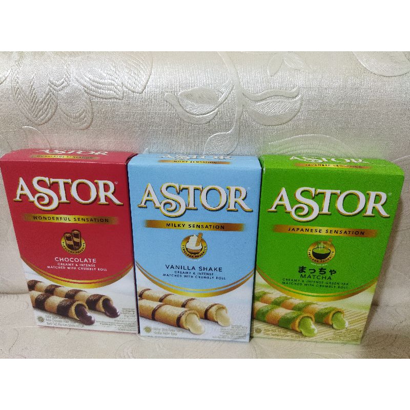 

ASTOR WAFER ROLL 40 GRAM ALL VARIANT / ASTOR WAFER STICK / ASTOR WAFER ROLL / ASTOR COKELAT / ASTOR VANILLA / ASTOR MATCHA / ASTOR