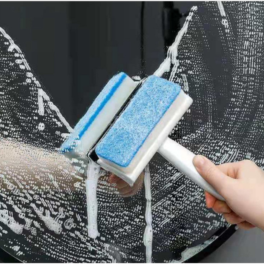 JOS0079 Pembersih Kaca 2 in 1 Glass Brush Mirror Cleaner Wiper Cleaning Tool