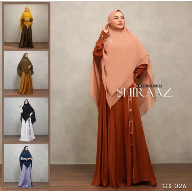 SHIRAAZ GS 026 ORIGINAL DRESS SYARI PREMIUM