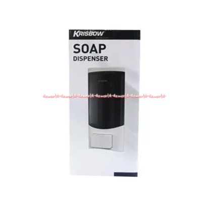 Krisbow Soap Dispenser 500ml Tempat Sabun Mandi Sabun Cuci Tangan Shampoo Cair Di Toilet Kamar Mandi Model Tekan Pencet Push Soaps Dispencer Kris Bow 500 ml