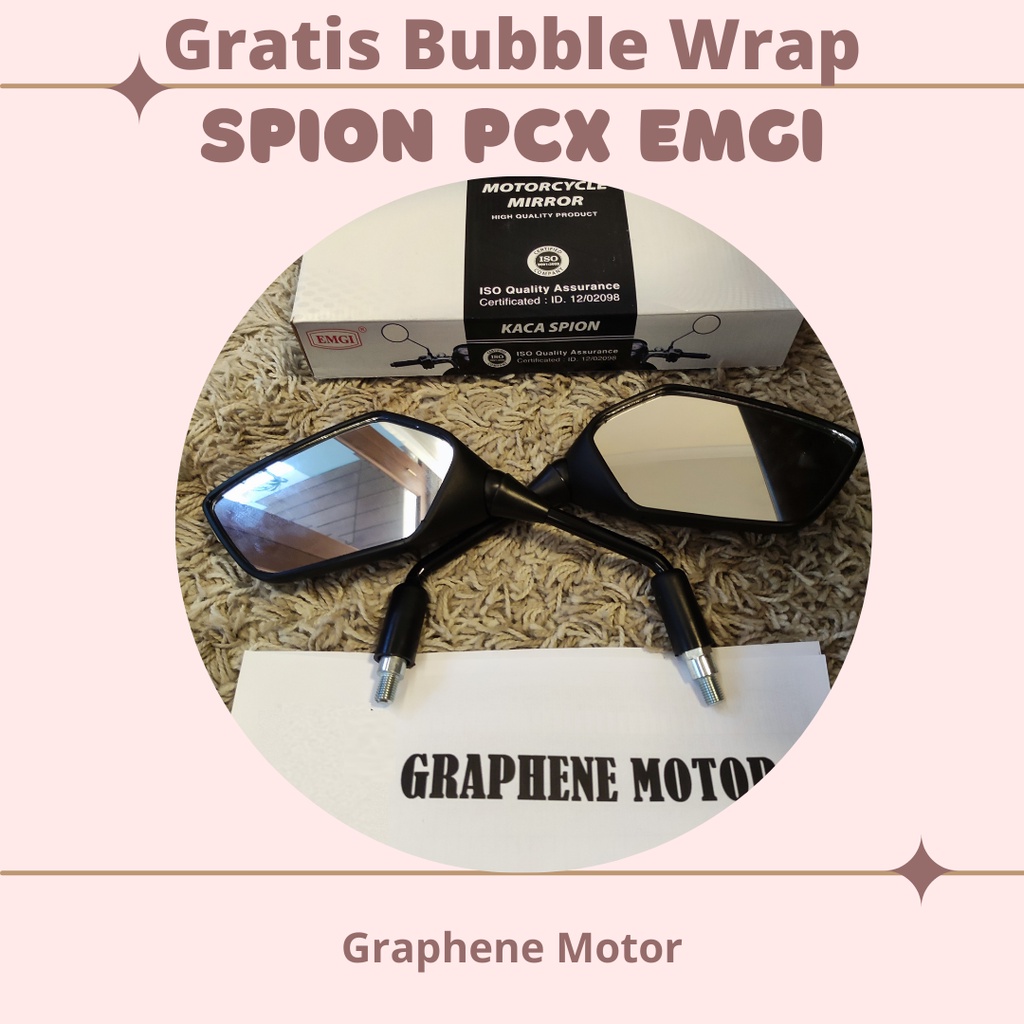 Spion Motor Honda PCX 150 New 160 Vario 160 EMGI Kualitas ORI kaca cembung kode 9252-3