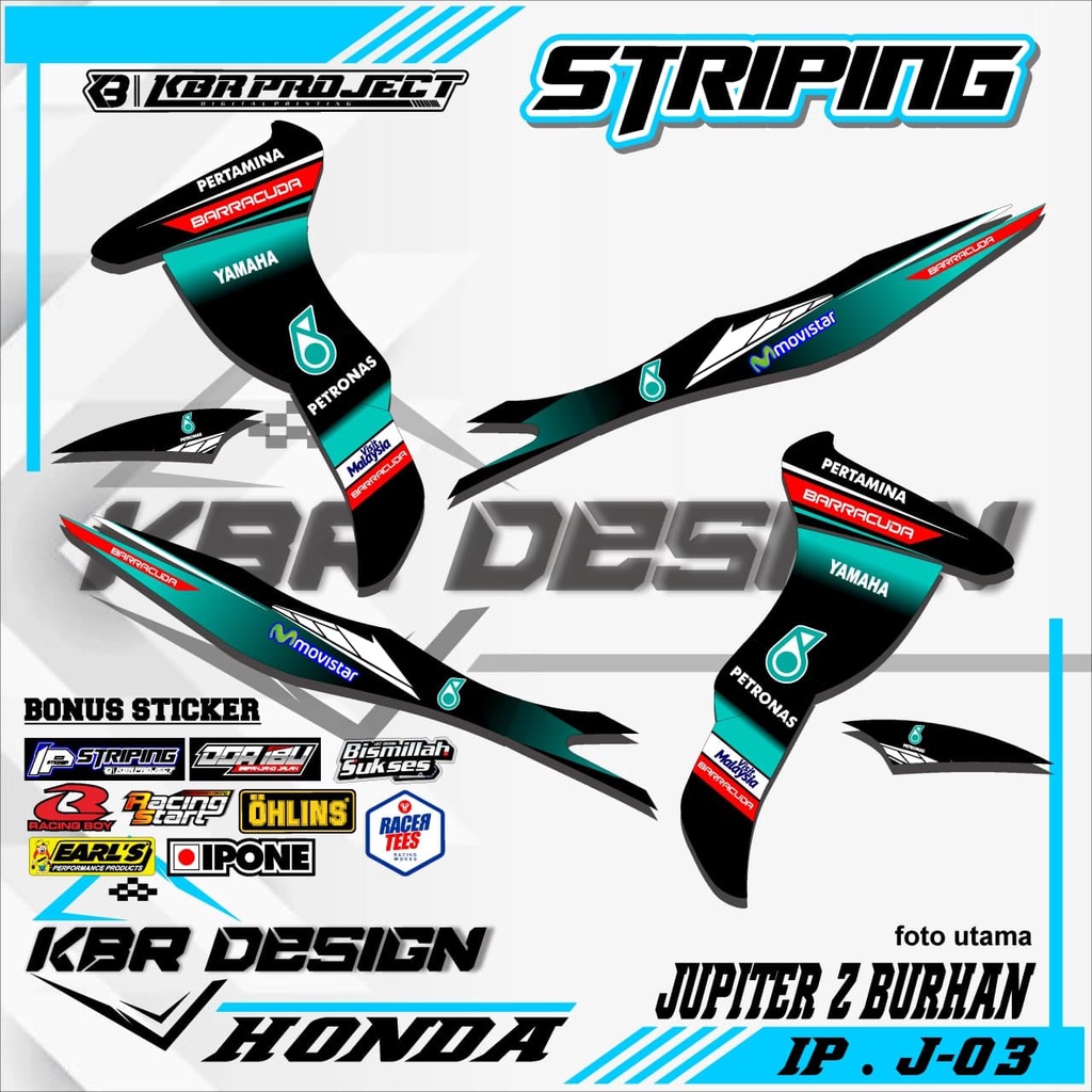 JUPITER Z BURHAN (COD) STICKER STRIPING MOTOR JUPITER Z BURHAN.03