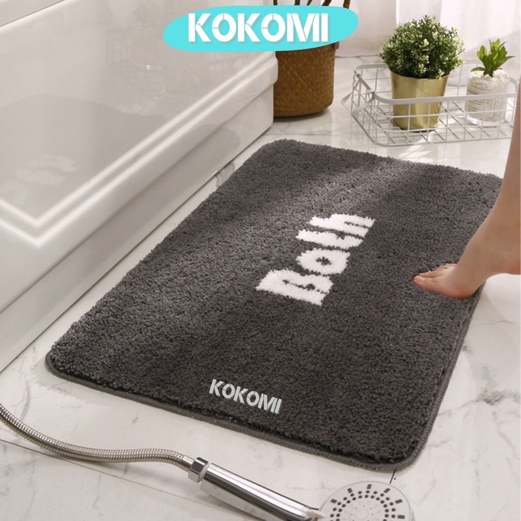 Karpet Toilet Tebal Berkualitas Jumbo Terkini Kekinian Kamar Mandi M0U0 Murah Kering Besar Termurah 