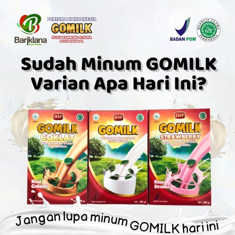 

GOMILK susu kambing etawa plus herbal