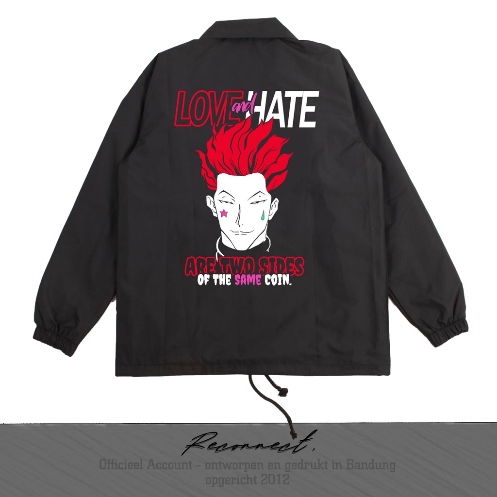 Reconnect Coach Jacket Anime Japan Hunter X Hunter Hisoka - Unisex