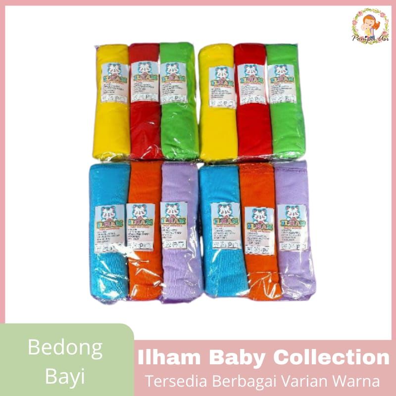 Ilham Baby Collection Bedong Bayi Isi 3 pcs