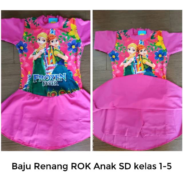 BAJU RENANG ROK ANAK TK SD Gambar