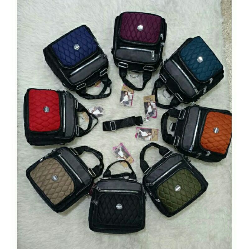 Original Tas Wanita Import Ransel Jinjing &amp; Selempang CHIBAO High QUALITY SUPER