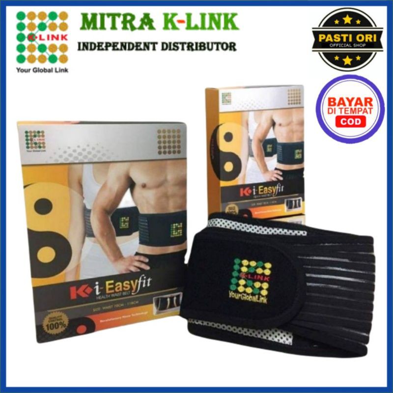 IKAT PINGGANG KESEHATAN K-I EASY FIT K LINK SABUK TERAPI KESEHATAN PRIA WANITA ORIGINAL K LINK