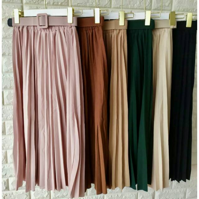 ROK PLISKET/ROK PLISKET PENDEK/ROK PLISKET MURAH/ROK PLISKET IMPORT/ROK PLISKET PREMIUM/PLISKET BELT