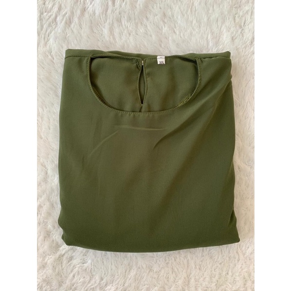 MALAYA DRESS GAMIS MALAYSIA BY NANADHIJAB-Army