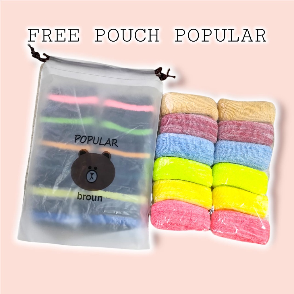 IKAT RAMBUT DONAT JUMBO BESAR FREE POUCH