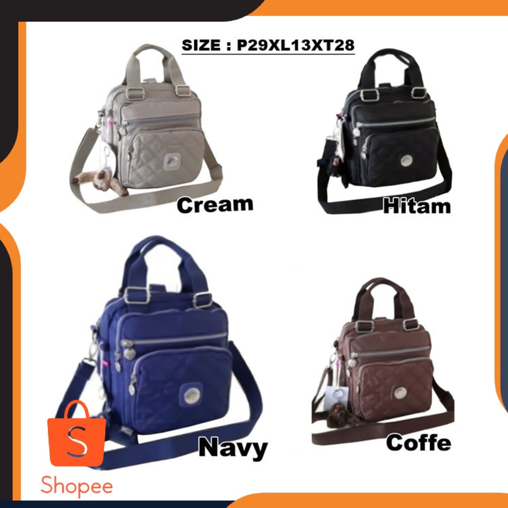 tas selempang wanita sling bag wanita tas Import wanita Kipling fashion pesta