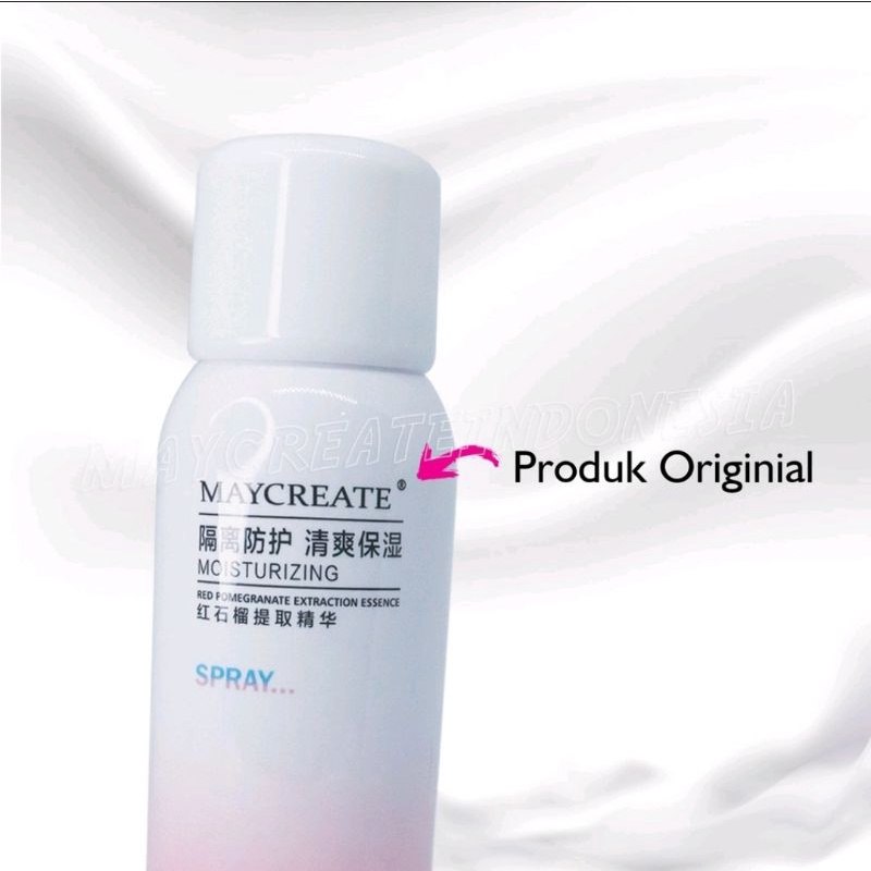 MAYCREATE WHITENING SPRAY 150 ML  MOISTURIZING PEMUTIH ORIGINAL