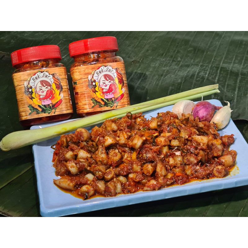 

Sambal cumi ABG 225gr ,cumi ABG sambal merah/ijo