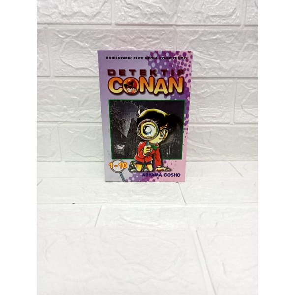 komik conan no.1 -10 + box set
